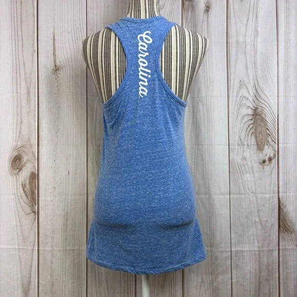 Pressbox Royce Apparel UNC Carolina Tar Heels Razorback Tank Top Blue Gray Sz M - Picture 4 of 8